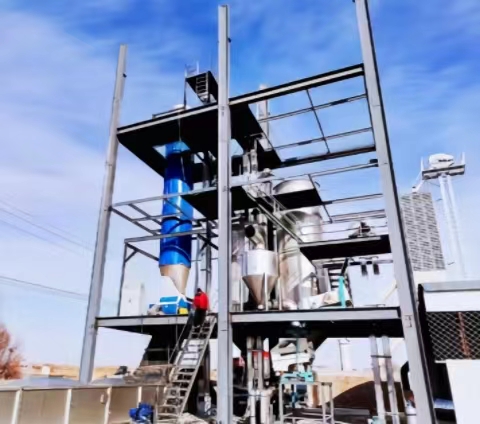 内蒙鄂尔多斯乌审旗陶利项目：日产120吨 蒸汽玉米压片机组